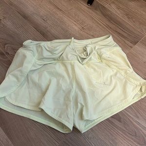 Lululemon shorts-light lime green